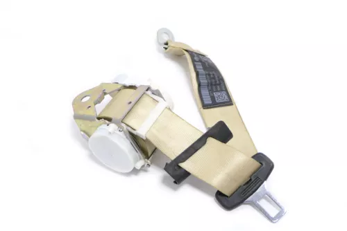 VW Eos 1F Gurt 1Q0857805 UHQ hinten links beige besch (148241)