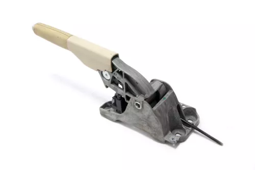 VW Eos 1F Handbremse Feststellbremse Handbremshebel beige besch Leder UHQ (148242)