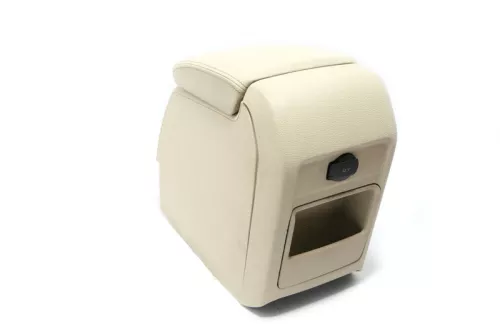 VW Eos 1F Mittelarmlehne Armlehne Fach Lehne Mittelkonsole beige besch UHQ (148244)