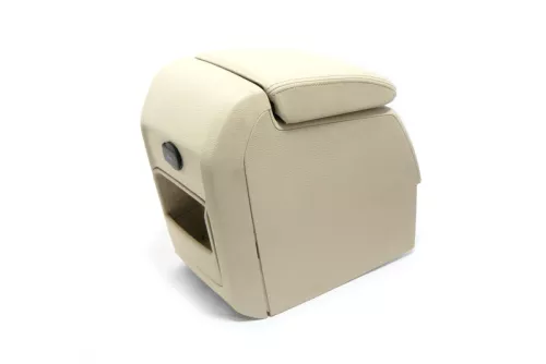 VW Eos 1F Mittelarmlehne Armlehne Fach Lehne Mittelkonsole beige besch UHQ (148244)