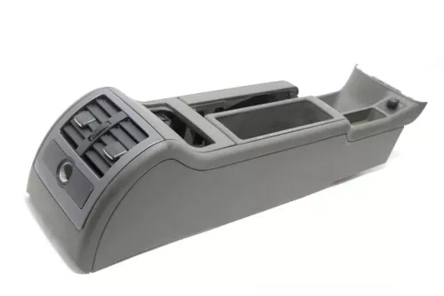 Audi A6 4B Mitteltunnel hinten Verkleidung um Handbremse grau swing Lüftungsdüse (148267)