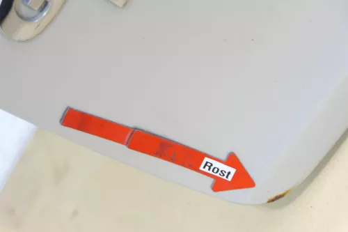 VW Golf Plus 5M Heckklappe hinten Kofferraumklappe Scheibe silber LA7W - ROST (148567)