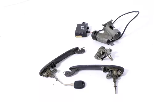 VW Polo 6N Schloßsystem Türgriff Heckschloß + 1x Schlüssel Schloß Zündschloß (148718)