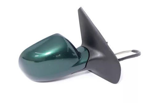 VW Golf 4 Bora manueller Spiegel rechts Außenspiegel grün LC6M + Glas