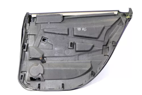 1x Audi A6 4B Türverkleidung Verkleidung Tür hinten links blau - FQC TIV 2WQ (148807)