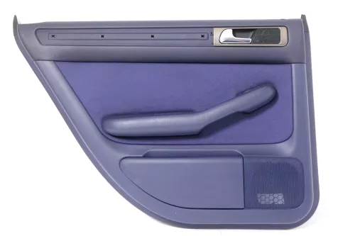 1x Audi A6 4B Türverkleidung Verkleidung Tür hinten links blau - FQC TIV 2WQ