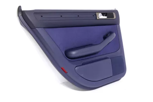 1x Audi A6 4B Türverkleidung Verkleidung Tür hinten links blau - FQC TIV 2WQ (148807)