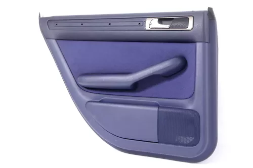 1x Audi A6 4B Türverkleidung Verkleidung Tür hinten links blau - FQC TIV 2WQ (148807)