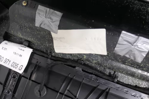 1x Audi A6 4B Türverkleidung Verkleidung Tür hinten links blau - FQC TIV 2WQ (148807)