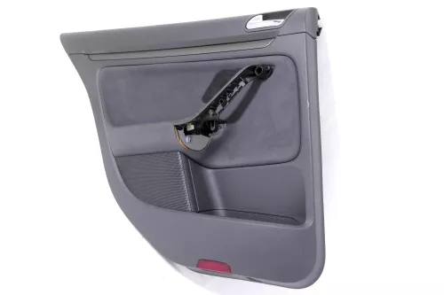 1x Golf 5 Limousine Türverkleidung Verkleidung Tür hinten links 4/5-Türer schwar (148810)