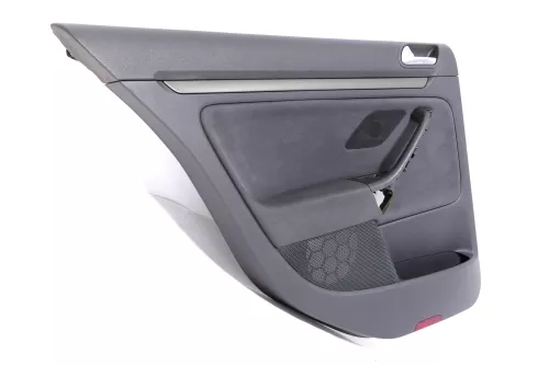 1x Golf 5 Limousine Türverkleidung Verkleidung Tür hinten links 4/5-Türer schwar (148810)