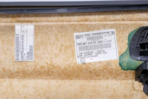 1x VW Sharan 7M Türverkleidung Verkleidung Tür hinten rechts Facelift anthrazit (148820)