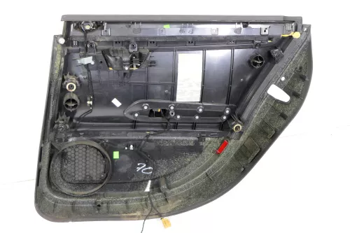 1x A4 8E B6 Türverkleidung Verkleidung Tür hinten links schwarz Buffalino Leder (149053)