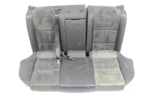 A4 B6 B7 8E Avant Sitz Rückbank Rücksitzbank hinten Leder schwarz Alcantara Q226