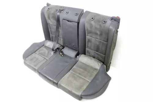 A4 B6 B7 8E Avant Sitz Rückbank Rücksitzbank hinten Leder schwarz Alcantara Q226 (149072)