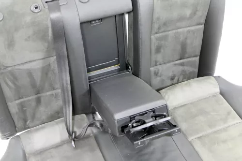 A4 B6 B7 8E Avant Sitz Rückbank Rücksitzbank hinten Leder schwarz Alcantara Q226 (149072)