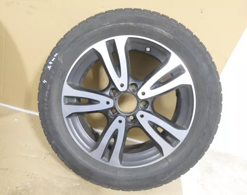 4x B Klasse Alufelgen Felgen 205/55 R16 Winterreifen Reifen A2464010000  4-6mm (149149)