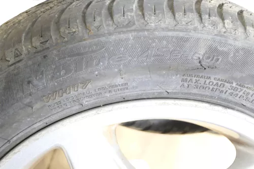 Polo 9N Ibiza Fox Alufelgen Reifen 165/70 R14 - 5-7mm Allwetterreifen KBA 45510 (149159)