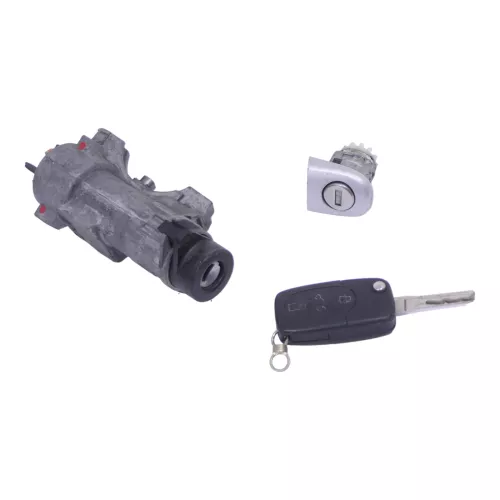 Audi A2 8Z Zündschloß Schloss Zündung mit 1x Schlüssel Schloß + 1x TürschloßFunk