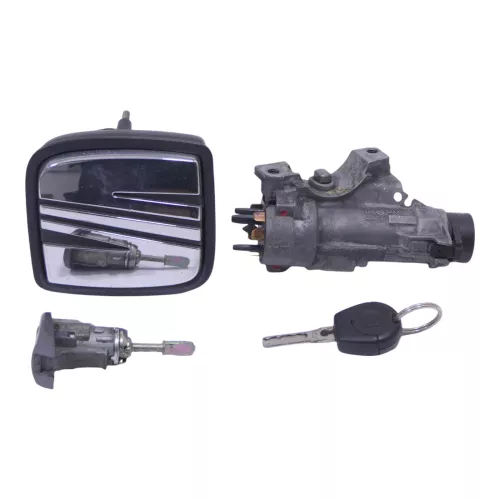 Seat Leon 1M Schloßsystem Türschloß mit 2x Schlüssel Schloß Zündschloß Tür Heckk