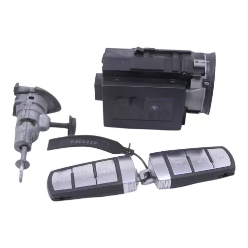 VW Passat 3C Zündschloß Schloß Zündung 2x Schlüssel 3C0905843T Türschloß (149245)