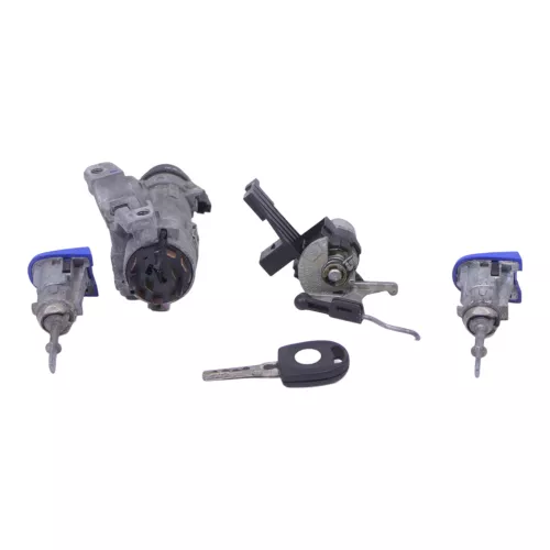 VW Polo 9N 9N3 Schloßsystem 2x Tür Heckschloß 1xSchlüssel Schloß Zündschloß (149278)