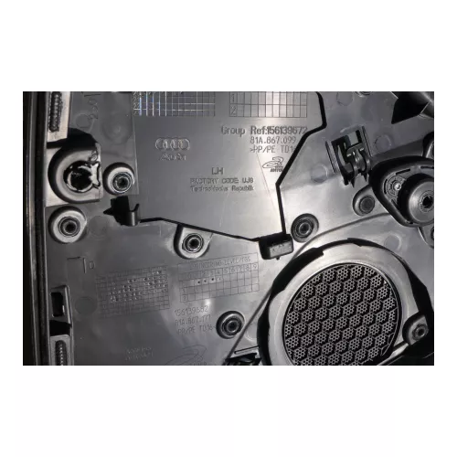 Q2 Türverkleidung Verkleidung Tür vorne links schwarz ORIGINAL von NEUFAHRZEUG (149404)