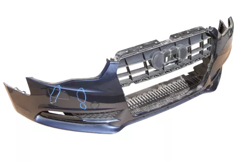 Audi A5 8T Frontstoßstange Stoßstange vorn vorne Stoßfänger blau LX5R Facelift (149431)