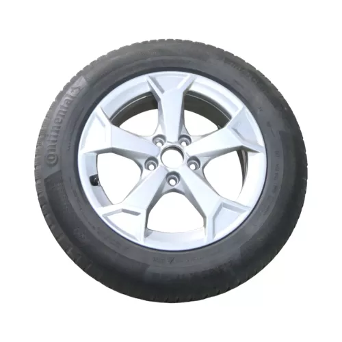 4x Audi Q3 Alufelgen 215/65R17 99H Winterreifen Reifen 3,5-4,5mm 83A071497-8Z8 (149620)