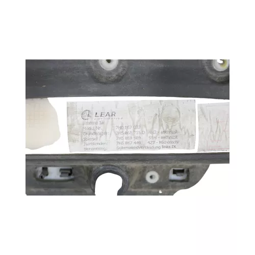 VW T5 Facelift Verkleidung Abdeckung Seite hinten links Anthrazit 7H0867033 (149712)