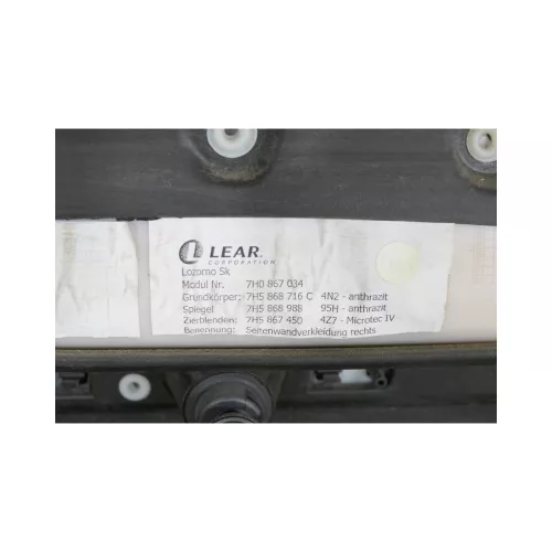 VW T5 Facelift Verkleidung Abdeckung Seite hinten rechts ! BILDER !!! Sonnenschu (149713)