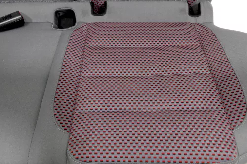 VW Golf 5 V Sitz Sitze hinten Rückbank Rücksitzbank rot anthrazit Lehne (150029)