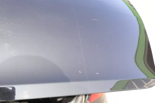 VW Fox 5Z Heckklappe Kofferraumklappe Klappe hinten mit Scheibe schwarz L041 uni (150098)