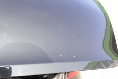 VW Fox 5Z Heckklappe Kofferraumklappe Klappe hinten mit Scheibe schwarz L041 uni (150098)