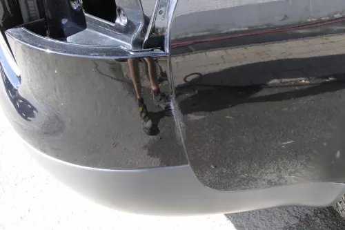 Audi A6 4B Limousine Stoßstange hinten Heckstoßstange Stoßfänger schwarz LY9B (150169)