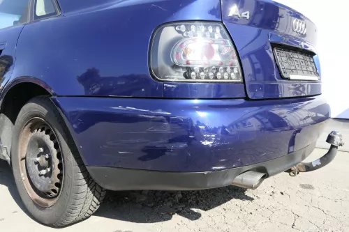 Audi A4 B5 Limousine Stoßstange hinten Heckstoßstange blau LZ5K biscaBj99 (150206)