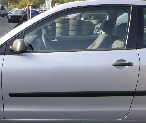 VW Polo 9N 9N3 Tür vorne links Fahrertür 2/3-Türer silber LA7W reflexsilber