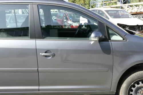 VW Touran 1T 1T3 Tür vorne rechts Beifahrertür grau LD7X platinu ohne Anbauteile