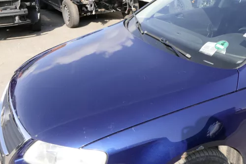 VW Passat 3C Motorhaube Klappe vorne vorn Haube blau LD5Q shadow (150356)