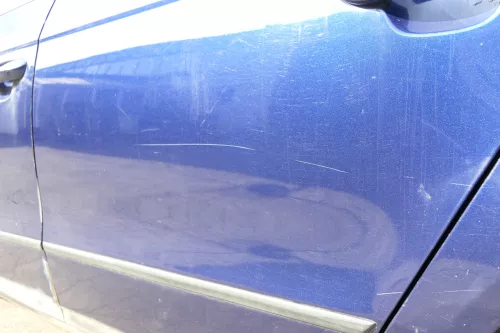 VW Passat 3C Kombi Variant Tür hinten links blau LD5Q - ohne Anbauteile - BILDER (150362)