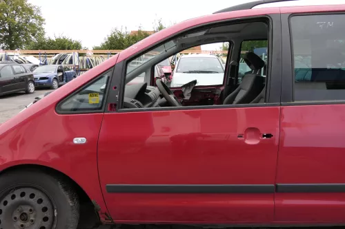VW Sharan 7M Ford Galaxy Tür links vorne Fahrertür rot LD3W ab2000 Facelift