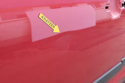 VW Sharan 7M Ford Galaxy Tür links vorne Fahrertür rot LD3W ab2000 Facelift (150392)