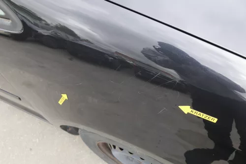 VW Touran 1T Kotflügel vorne rechts schwarz LC9Z blackm 1T0821022A ca.2003-2006 (150410)