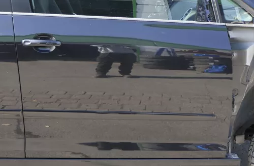 VW Golf Plus 5M Tür vorne rechts Beifahrertür schwarz LC9Z nur Türblatt