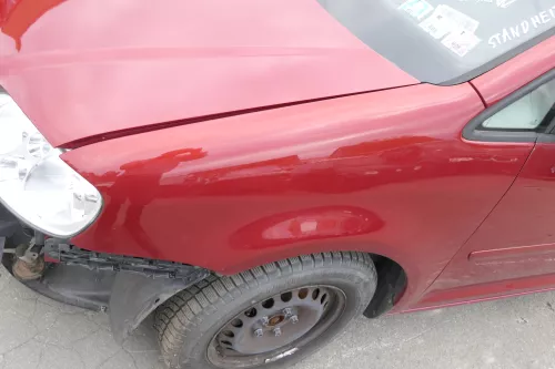 VW Touran 1T Kotflügel vorne links braun rot LA3W rot 1T0821022A ca.2003-2006 (150588)