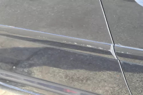 VW Touran 1T 1T3 Tür hinten rechts schwarz LC9X deepblack mit Scheibe black xx (150612)