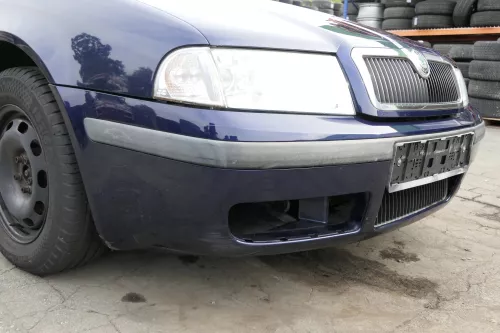 Skoda Octavia 1U Stoßstange vorne Frontstoßstange blau LF5U tiefseebla abBj.2001 (150629)