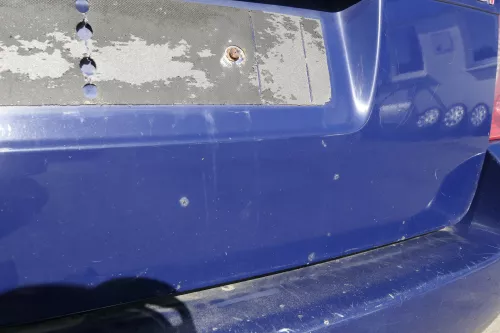 Passat 3BG Kombi Variant Heckklappe Klappe Kofferraumklappe blau LA5E (150886)