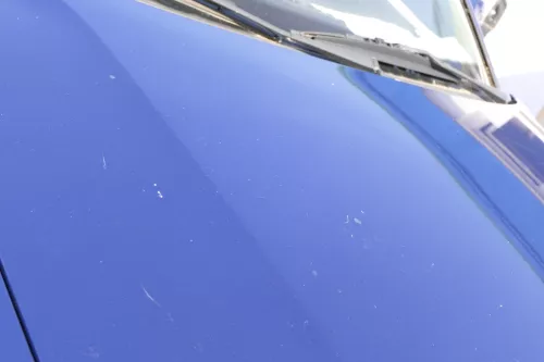 VW Passat 3BG Motorhaube Klappe vorne vorn Haube blau LA5E (150895)