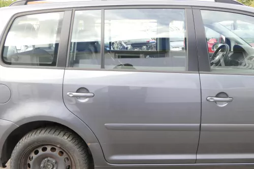 VW Touran 1T 1T3 Tür hinten rechts grau LD7X Platinumgrey